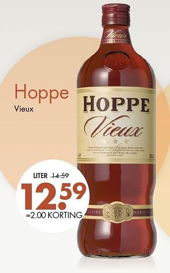 Aanbiedingen Hoppe vieux - Hoppe - Geldig van 07/09/2015 tot 22/09/2015 bij Mitra