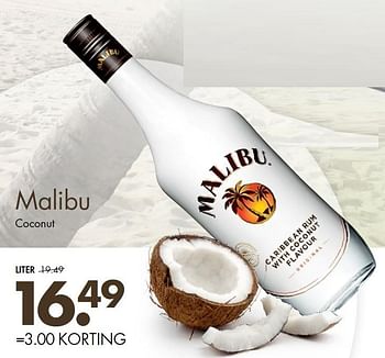 Aanbiedingen Malibu coconut - Malibu - Geldig van 07/09/2015 tot 22/09/2015 bij Mitra
