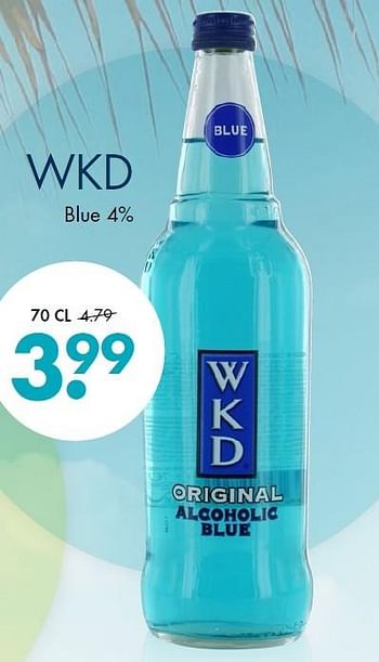 Aanbiedingen Wkd blue 4% - WKD - Geldig van 07/09/2015 tot 22/09/2015 bij Mitra