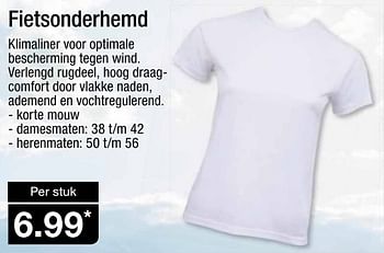 Aanbiedingen Fietsonderhemd - Huismerk - Aldi - Geldig van 16/09/2015 tot 22/09/2015 bij Aldi