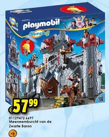 Aanbiedingen Meeneemburcht van de zwarte baron - Playmobil - Geldig van 26/09/2015 tot 11/10/2015 bij ToyChamp