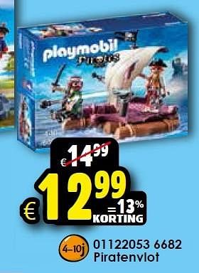 Aanbiedingen Piratenvlot - Playmobil - Geldig van 26/09/2015 tot 11/10/2015 bij ToyChamp