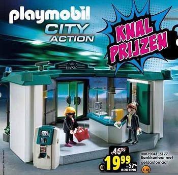 Aanbiedingen Bankkantoor met geldautomaat - Playmobil - Geldig van 26/09/2015 tot 11/10/2015 bij ToyChamp
