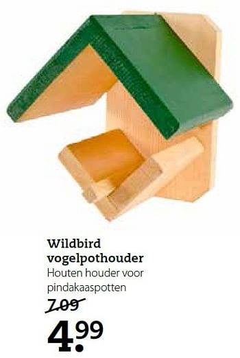 Aanbiedingen Wildbird vogelpothouder - Wildbird - Geldig van 14/09/2015 tot 27/09/2015 bij Pets Place