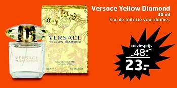 Aanbiedingen Versace yellow diamond - Versace - Geldig van 15/09/2015 tot 27/09/2015 bij Trekpleister