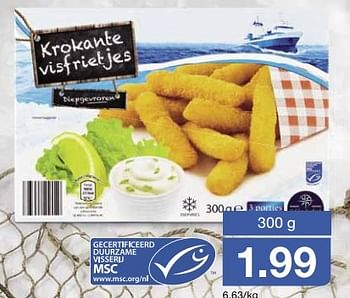 Aanbiedingen Krkante visfrietjes - Huismerk - Aldi - Geldig van 23/09/2015 tot 29/09/2015 bij Aldi