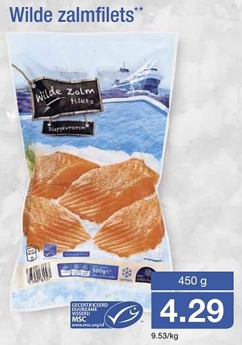 Aanbiedingen Wilde zalmfilets - Huismerk - Aldi - Geldig van 23/09/2015 tot 29/09/2015 bij Aldi