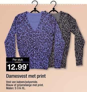 Aanbiedingen Damesvest met print - Huismerk - Aldi - Geldig van 23/09/2015 tot 29/09/2015 bij Aldi