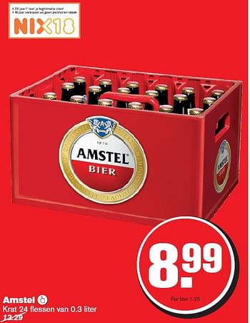 Aanbiedingen Amstel  - Amstel - Geldig van 23/09/2015 tot 29/09/2015 bij Hoogvliet