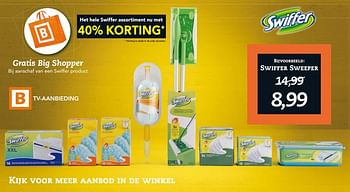 Aanbiedingen Swiffer sweeper - Swiffer - Geldig van 21/09/2015 tot 30/09/2015 bij Blokker