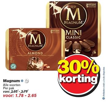 Aanbiedingen Magnum - Ola - Geldig van 23/09/2015 tot 29/09/2015 bij Hoogvliet