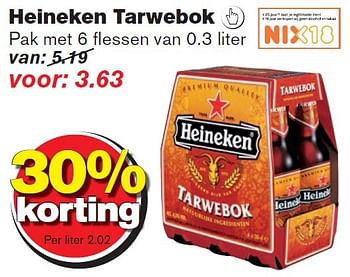 Aanbiedingen Heineken tarwebok - Heineken - Geldig van 23/09/2015 tot 29/09/2015 bij Hoogvliet
