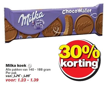 Aanbiedingen Milka koek - Milka - Geldig van 23/09/2015 tot 29/09/2015 bij Hoogvliet