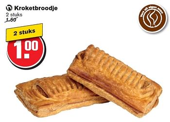 Aanbiedingen Kroketbroodje - Huismerk - Hoogvliet - Geldig van 23/09/2015 tot 29/09/2015 bij Hoogvliet