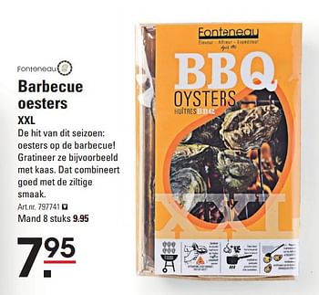 Aanbiedingen Barbecue oesters xxl - Fonteneau - Geldig van 17/09/2015 tot 05/10/2015 bij Sligro