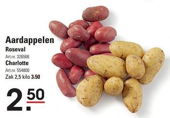 Aanbiedingen Aardappelen roseval - Huismerk - Sligro - Geldig van 17/09/2015 tot 05/10/2015 bij Sligro