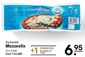 Aanbiedingen Trevisanalat mozzarella - Trevisanalat - Geldig van 17/09/2015 tot 05/10/2015 bij Sligro