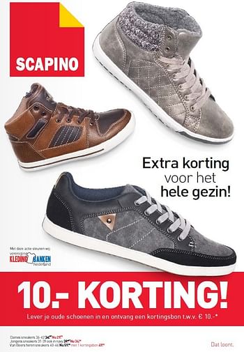 Aanbiedingen Dames sneakers - Huismerk - Scapino - Geldig van 14/09/2015 tot 27/09/2015 bij Scapino
