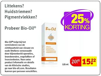 Aanbiedingen Bio-oil - Bio-Oil - Geldig van 22/09/2015 tot 04/10/2015 bij Kruidvat