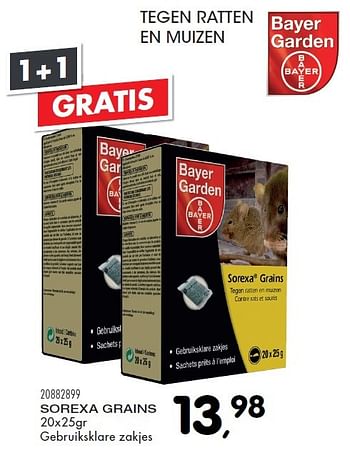 Aanbiedingen Sorexa grains - Bayer - Geldig van 29/09/2015 tot 03/11/2015 bij Supra Bazar