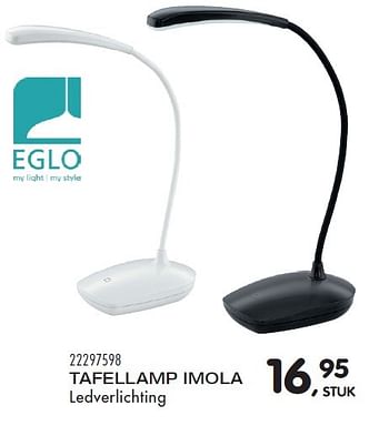 Aanbiedingen Tafellamp imola - Eglo - Geldig van 29/09/2015 tot 03/11/2015 bij Supra Bazar