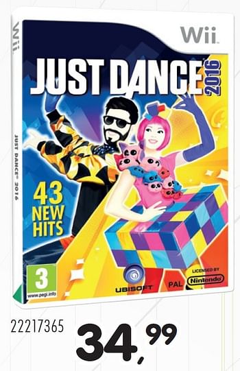 Aanbiedingen Just dance 2016 - Ubisoft - Geldig van 29/09/2015 tot 03/11/2015 bij Supra Bazar