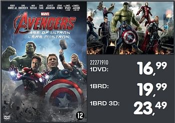 Aanbiedingen Avengers dvd - Huismerk - Supra Bazar - Geldig van 29/09/2015 tot 03/11/2015 bij Supra Bazar