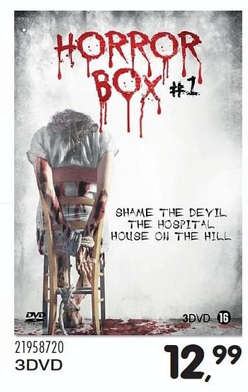 Aanbiedingen Horror box # 1 - Huismerk - Supra Bazar - Geldig van 29/09/2015 tot 03/11/2015 bij Supra Bazar