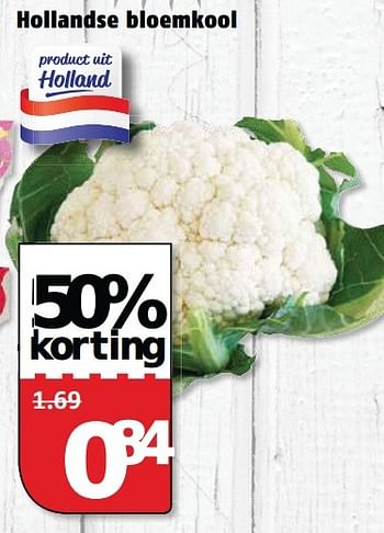 Aanbiedingen Hollandse bloemkool - Huismerk Poiesz - Geldig van 28/09/2015 tot 04/10/2015 bij Poiesz