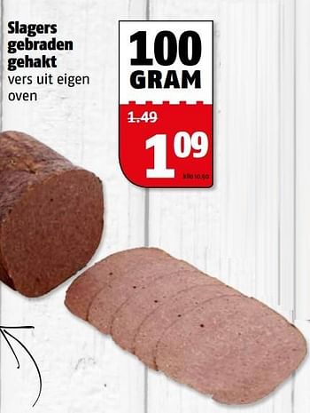 Aanbiedingen Slagers gebraden gehakt vers uit eigen oven - Huismerk Poiesz - Geldig van 28/09/2015 tot 04/10/2015 bij Poiesz