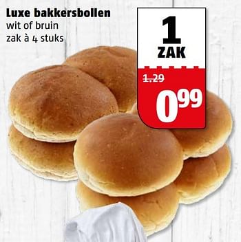 Aanbiedingen Luxe bakkersbollen wit of bruin - Huismerk Poiesz - Geldig van 28/09/2015 tot 04/10/2015 bij Poiesz