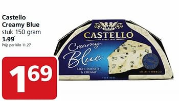 Aanbiedingen Castello creamy blue - Castello - Geldig van 28/09/2015 tot 04/10/2015 bij Jan Linders
