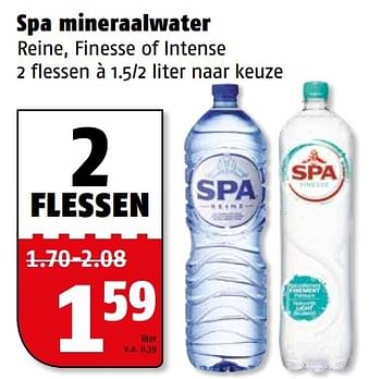 Aanbiedingen Spa mineraalwater - Spa - Geldig van 28/09/2015 tot 04/10/2015 bij Poiesz