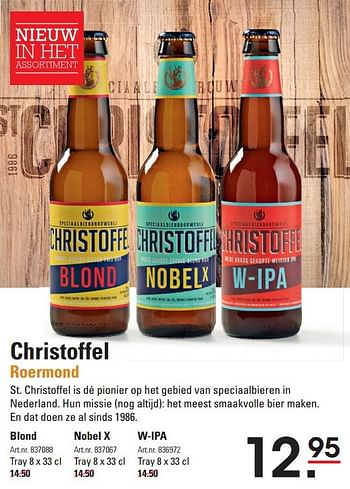 Aanbiedingen Christoffel roermond - Christoffel - Geldig van 17/09/2015 tot 05/10/2015 bij Sligro