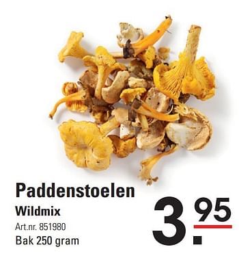 Aanbiedingen Paddenstoelen wildmix - Huismerk - Sligro - Geldig van 17/09/2015 tot 05/10/2015 bij Sligro