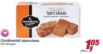 Aanbiedingen Continental speculaas - Continental Bakeries - Geldig van 23/09/2015 tot 06/10/2015 bij Makro