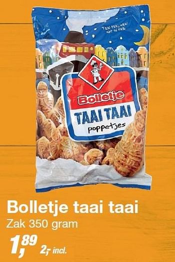 Aanbiedingen Bolletje taai taai - Bolletje - Geldig van 23/09/2015 tot 06/10/2015 bij Makro