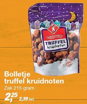 Aanbiedingen Bolletje truffel kruidnoten - Bolletje - Geldig van 23/09/2015 tot 06/10/2015 bij Makro