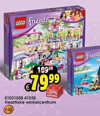 Aanbiedingen 41058 heartlake winkelcentrum - Lego - Geldig van 03/10/2015 tot 18/10/2015 bij ToyChamp