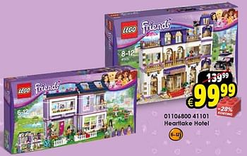 Aanbiedingen 41101 heartlake hotel - Lego - Geldig van 03/10/2015 tot 18/10/2015 bij ToyChamp