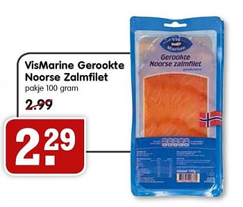 Aanbiedingen Vismarine gerookte noorse zalmfilet - Vismarine - Geldig van 04/10/2015 tot 10/10/2015 bij Em-té