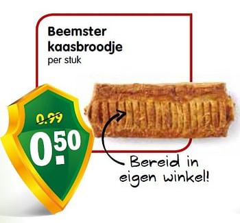 Aanbiedingen Beemster kaasbroodje - Beemster - Geldig van 04/10/2015 tot 10/10/2015 bij Em-té