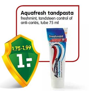 Aanbiedingen Aquafresh tandpasta - Aquafresh - Geldig van 04/10/2015 tot 10/10/2015 bij Em-té