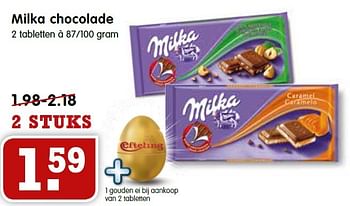 Aanbiedingen Milka chocolade - Milka - Geldig van 04/10/2015 tot 10/10/2015 bij Em-té