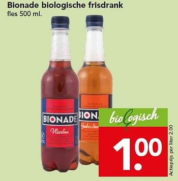 Aanbiedingen Bionade biologische frisdrank - Bionade - Geldig van 04/10/2015 tot 10/10/2015 bij Deen Supermarkten