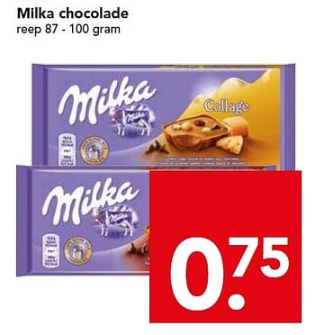 Aanbiedingen Milka chocolade - Milka - Geldig van 04/10/2015 tot 10/10/2015 bij Deen Supermarkten