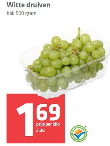 Aanbiedingen Witte druiven - Huismerk - Spar  - Geldig van 01/10/2015 tot 07/10/2015 bij Spar