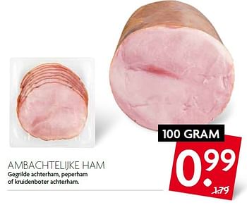 Aanbiedingen Ambachtelijke ham - Huismerk - Deka Markt - Geldig van 04/10/2015 tot 10/10/2015 bij Deka Markt