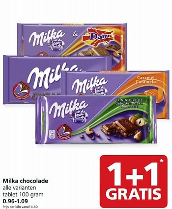 Aanbiedingen Milka chocolade - Milka - Geldig van 05/10/2015 tot 11/10/2015 bij Jan Linders