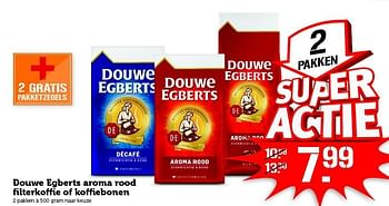 Aanbiedingen Douwe egberts aroma rood filterkoffie of koffiebonen - Douwe Egberts - Geldig van 05/10/2015 tot 11/10/2015 bij Coop
